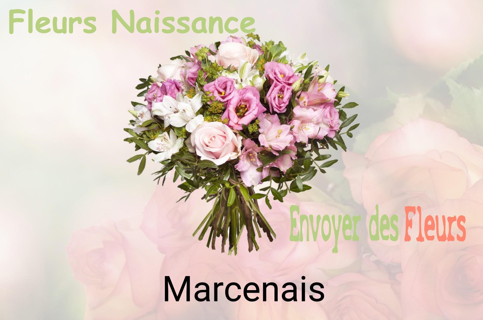 Bouquet de fleurs de naissance livré à Marcenais